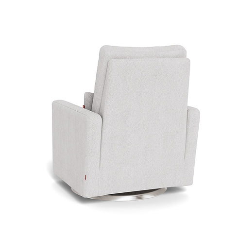 Monte Design Matera Glider Recliner Performance Velvet, Brushed Cotton Linen