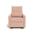 Monte Design Matera Glider Recliner Performance Velvet, Brushed Cotton Linen