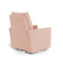 Monte Design Matera Glider Recliner Performance Velvet, Brushed Cotton Linen