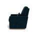 Monte Design Matera Glider Recliner Performance Velvet, Brushed Cotton Linen
