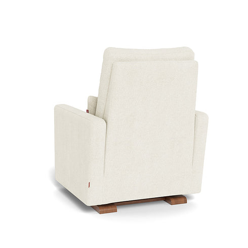Monte Design Matera Glider Recliner Performance Velvet, Brushed Cotton Linen