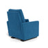 Monte Design Matera Glider Recliner Performance Velvet, Brushed Cotton Linen