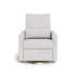 Monte Design Matera Glider Recliner Performance Velvet, Brushed Cotton Linen