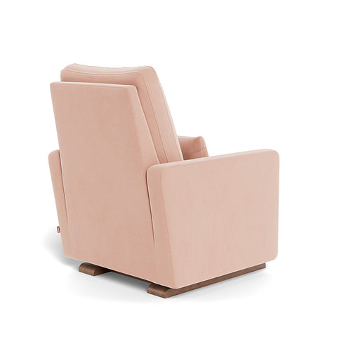 Monte Design Matera Glider Recliner Performance Velvet, Brushed Cotton Linen