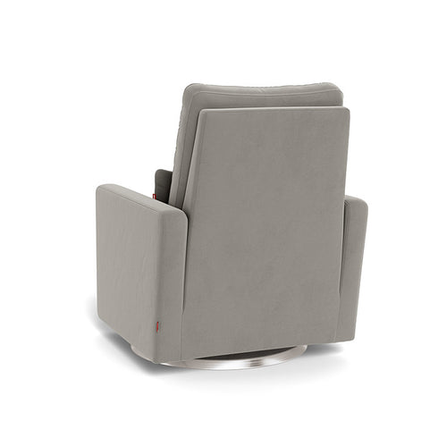 Monte Design Matera Glider Recliner Performance Velvet, Brushed Cotton Linen