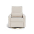 Monte Design Matera Glider Recliner Performance Velvet, Brushed Cotton Linen
