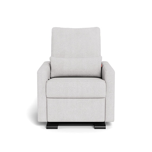 Monte Design Matera Glider Recliner Performance Velvet, Brushed Cotton Linen