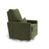Monte Design Matera Glider Recliner Performance Velvet, Brushed Cotton Linen