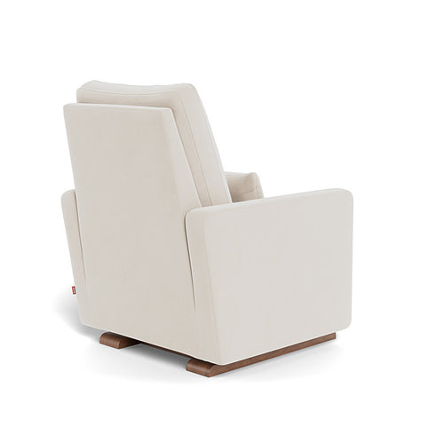 Monte Design Matera Glider Recliner Performance Velvet, Brushed Cotton Linen