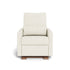 Monte Design Matera Glider Recliner Performance Velvet, Brushed Cotton Linen