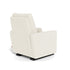 Monte Design Matera Glider Recliner Performance Velvet, Brushed Cotton Linen