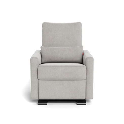 Monte Design Matera Glider Recliner Performance Velvet, Brushed Cotton Linen