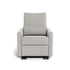 Monte Design Matera Glider Recliner Performance Velvet, Brushed Cotton Linen
