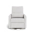 Monte Design Matera Glider Recliner Performance Velvet, Brushed Cotton Linen