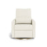Monte Design Matera Glider Recliner Performance Velvet, Brushed Cotton Linen