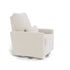 Monte Design Matera Glider Recliner Performance Velvet, Brushed Cotton Linen