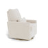 Monte Design Matera Glider Recliner Performance Velvet, Brushed Cotton Linen