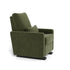 Monte Design Matera Glider Recliner Performance Velvet, Brushed Cotton Linen
