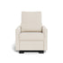 Monte Design Matera Glider Recliner Performance Velvet, Brushed Cotton Linen