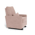 Monte Design Matera Glider Recliner Performance Velvet, Brushed Cotton Linen