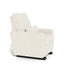 Monte Design Matera Glider Recliner Performance Velvet, Brushed Cotton Linen