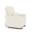 Monte Design Matera Glider Recliner Performance Velvet, Brushed Cotton Linen