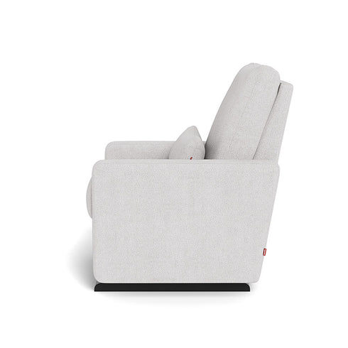 Monte Design Matera Glider Recliner Performance Velvet, Brushed Cotton Linen