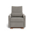 Monte Design Matera Glider Recliner Performance Velvet, Brushed Cotton Linen
