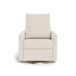 Monte Design Matera Glider Recliner Performance Velvet, Brushed Cotton Linen
