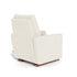 Monte Design Matera Glider Recliner Performance Velvet, Brushed Cotton Linen