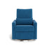 Monte Design Matera Glider Recliner Performance Velvet, Brushed Cotton Linen