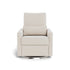 Monte Design Matera Glider Recliner Performance Velvet, Brushed Cotton Linen