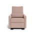 Monte Design Matera Glider Recliner Performance Velvet, Brushed Cotton Linen
