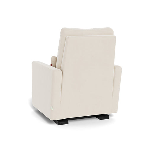 Monte Design Matera Glider Recliner Performance Velvet, Brushed Cotton Linen