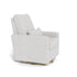 Monte Design Matera Glider Recliner Performance Velvet, Brushed Cotton Linen