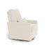 Monte Design Matera Glider Recliner Performance Velvet, Brushed Cotton Linen
