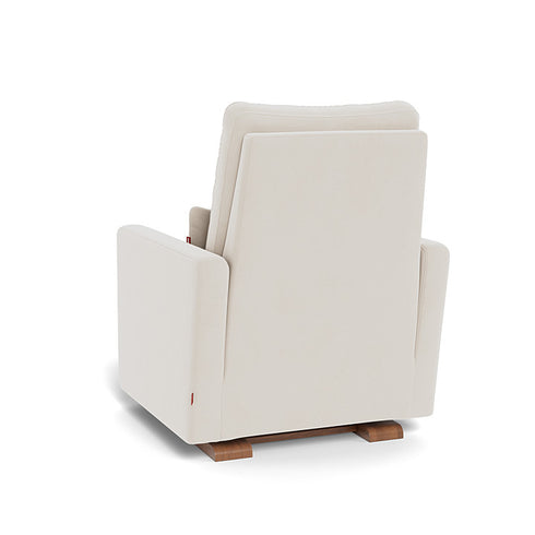 Monte Design Matera Glider Recliner Performance Velvet, Brushed Cotton Linen