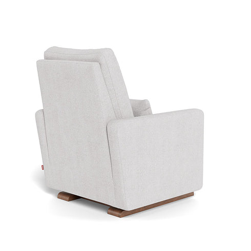 Monte Design Matera Glider Recliner Performance Velvet, Brushed Cotton Linen