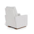 Monte Design Matera Glider Recliner Performance Velvet, Brushed Cotton Linen