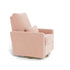 Monte Design Matera Glider Recliner Performance Velvet, Brushed Cotton Linen
