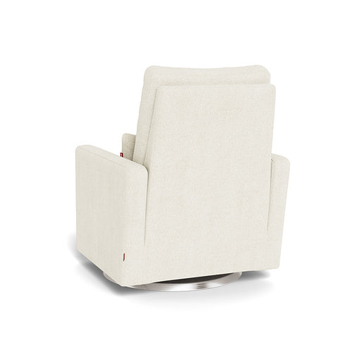 Monte Design Matera Glider Recliner Performance Velvet, Brushed Cotton Linen
