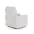 Monte Design Matera Glider Recliner Performance Velvet, Brushed Cotton Linen