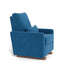 Monte Design Matera Glider Recliner Performance Velvet, Brushed Cotton Linen