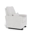 Monte Design Matera Glider Recliner Performance Velvet, Brushed Cotton Linen