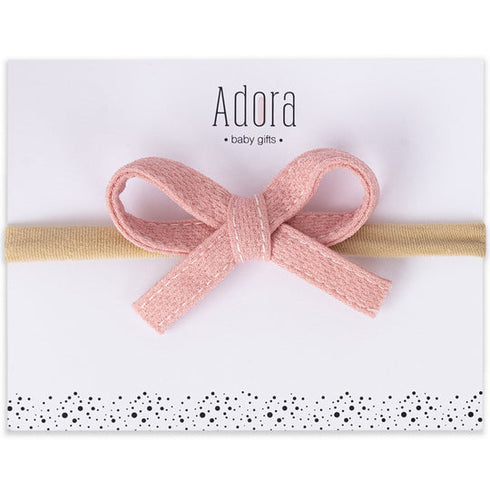 Adora Mini Waffle Bow Headband