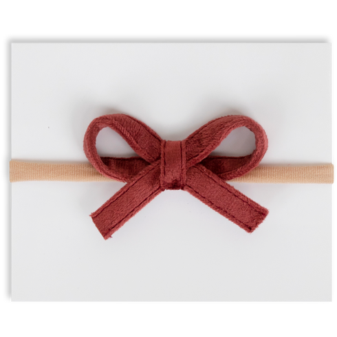 Adora Velvet Mini Bow Headband