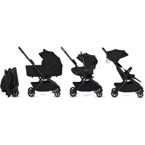 Silver Cross Nia Compact Stroller + Folding Bassinet Bundle