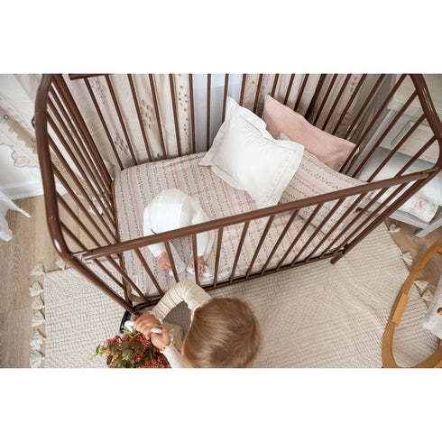 Petite Belle Flora Patchwork Sheet Set for Portable Crib