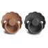 FRIGG Daisy Natural Rubber Baby Pacifier | 2-Pack