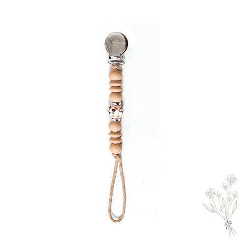 Daisy Teething Pacifier Clip
